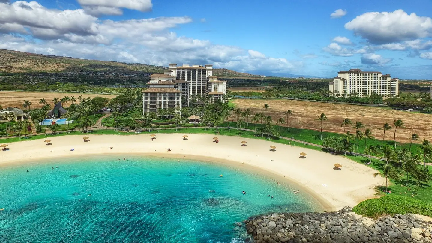 Honu Lagoon from the air