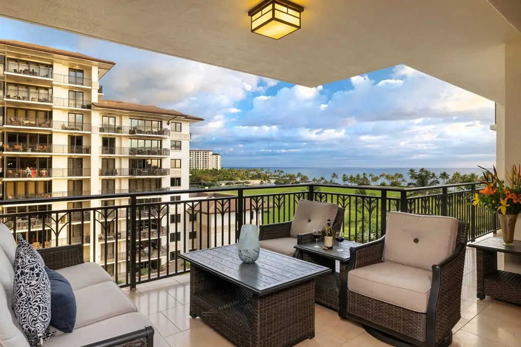 From an Ocean Tower lanai, looking to sea