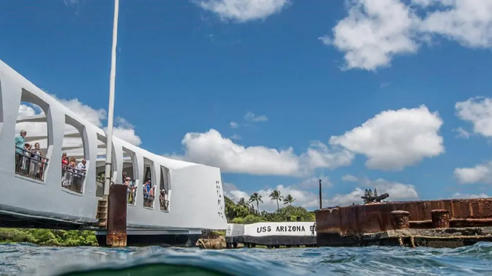 USS Arizona Memorial at Pearl Harbor